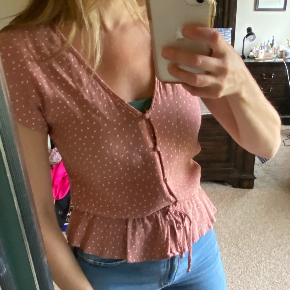 Rails Pink Heart Top - image 2